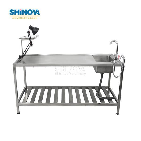 Mesa de Dissecação Animal em Aço Inoxidável