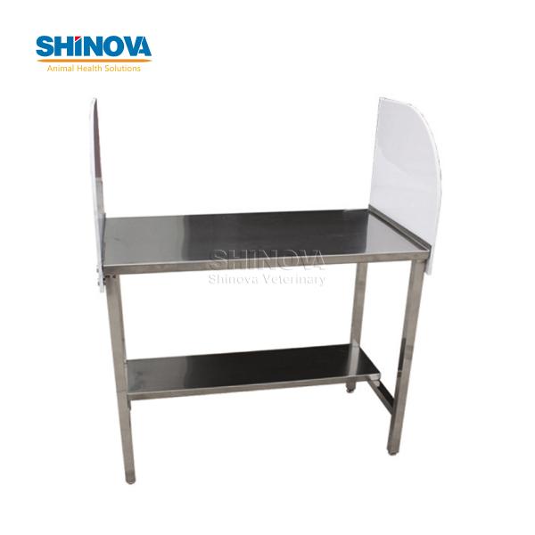Mesa de Infusão em Aço Inoxidável e Acrílico